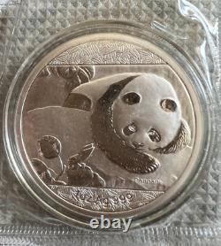 2012 le 30E ANNIVERSAIRE de l'émission de la médaille en argent de la pièce en or panda chinoise