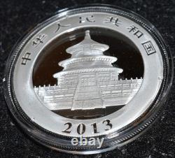 2013 10 Yuan Panda Chinois 0,999 1 oz Argent Fin
