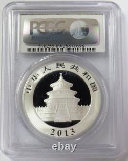 2013 Panda chinois en argent de 10 yuans, état neuf PCGS 69