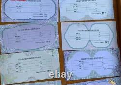 2015-2024 Chine 10YUAN Panda Pièces d'argent 30g (1oz) 10PCS Avec COA, pièce de panda