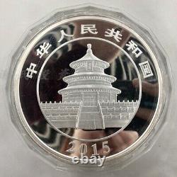 2015 Chine 300yuan Argent Pièce Chine 2015 Panda Argent Pièce 1000g