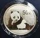 2015 Chine 5oz 50yuan Pièce De Panda En Argent Avec Coa Et Boîte D'origine