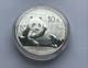 2015 Panda En Argent De Chine 10 Yuan 1 Once 1 Oz. 999 Argent Pur Monnaie
