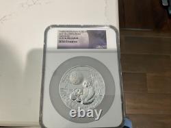 2016Z 10oz PANDA DE CHINE FESTIVAL DE LA LUNE ARGENT NGC PR70DCAM
