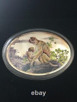 2016 CHINE 1 oz OVAL argent colorisé MONKEY du set prestige panda en or