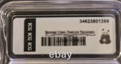 2016 Chine Panda argent 10 yuans 1 oz MS70 ICG forte demande