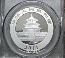 2017 Chine 10 yuans Panda argent MS69 CAC CACg