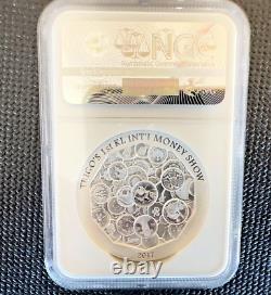 2017 Chine 2 oz Panda en Argent Salon de Kuala Lumpur de Trigo
