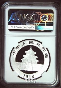 2018 Chine Argent 10 CENTS NGC MS-70 Panda Premières émissions