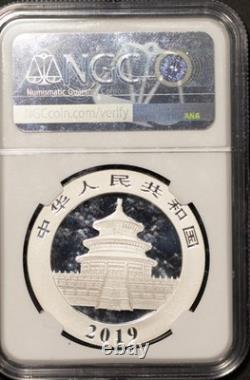 2019(Y) S10Y Panda de la Monnaie de Shenzhen MS 70 NGC # 4875602-081 + Bonus