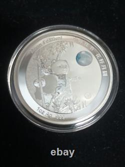 2020 1oz. 999 Argent (Design 2018) Panda Lune Épreuve