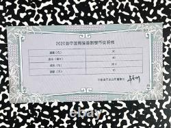 2020 Chine 3x Panda 10 Yuan Pièces NGC MS70 Lot#B2333 Argent ! Avec Étui & C. O. A