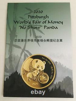 2020 Chine Ana World's Fair Panda 50g Argent Ngc Pf70 Uc Ide Tong Fang Signature