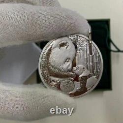 2021 Chine La 40ème médaille de la pièce en or Panda de Chine (20g d'argent + 1g de pièce en or)
