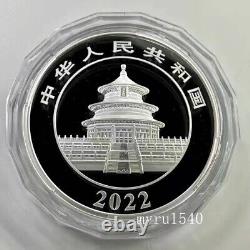 2022 Chine 300 YUAN Panda Pièce d'argent 1000g Pièce d'argent Panda Chine avec boîte et COA
