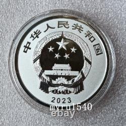 2023 Chine 10YUAN Panda Parc National Panda en Argent Coloré 30g CHAUD