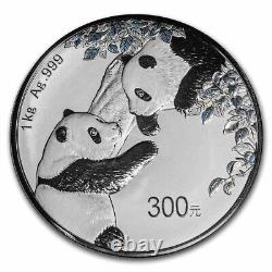 2023 Chine 1 kilo Panda d'argent épreuve (avec boîte et COA) SKU#268489