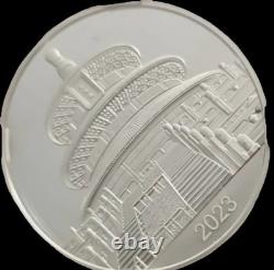 2023 Chine 30g Argent, 40e Anniversaire Panda, Ngc Pr70 Uc Fdi, Signé Tong Fang