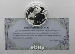 2023 Chine Panda Commemorative Silver+gold Coin Ag30g+au1g Avec Boîte À Tumbler