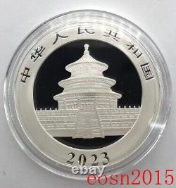 2023 Chine Panda Commemorative Silver+gold Coin Ag30g+au1g Avec Boîte Originale