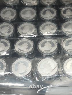 2024 1 oz. 999 Argent Fin Pièce Panda Chinois
