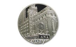 2024 Chine 50-gm Argent Chicago ANA World Money Fair Show Panda Proof