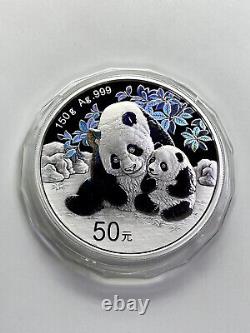 2024 Chine Argent 150g (150 Grammes) Pièce Panda