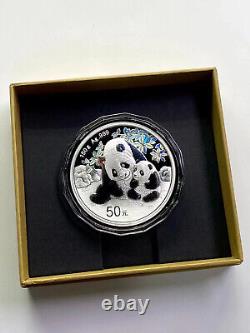 2024 Chine Argent 150g (150 Grammes) Pièce Panda