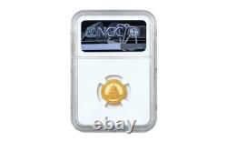 2025 Chine 3-gm Panda en Or NGC MS70 Premières Émissions avec Étiquette Panda Verte