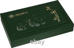 2025 Shanghai Mint 3 x 20 Gram Argent Proof Pandas avec Effets Holographiques