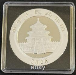 2026 2 x 30 grammes. Ensemble de pièces Panda Chine 10¥ en argent 999 colorisées Nuit et Jour<br/>