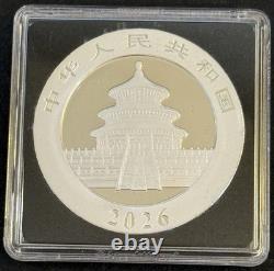2026 2 x 30 grammes. Ensemble de pièces Panda Chine 10¥ en argent 999 colorisées Nuit et Jour<br/> 