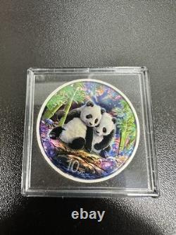 2026 Chine Panda Argent 30 grammes Panda Enchanté Finition Métallique et Holographique