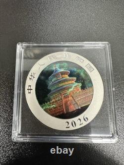2026 Chine Panda Argent 30 grammes Panda Enchanté Finition Métallique et Holographique