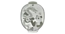 2026 Chine Panda de célébration du Nouvel An en argent 1 oz, épreuve en haut relief