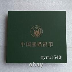 5 pièces NGC MS70 2024 Chine 10YUAN Panda pièce d'argent Premier jour d'émission Avec boîte