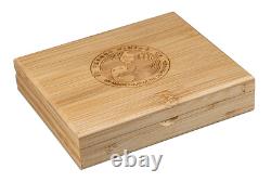 Barre d'argent Panda de 2,96 oz pour le 40e anniversaire de la Chine en 2023
