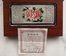 Barre en argent vieilli de 200 g Panda de Chine 2017, Shanghai Mint, RARE