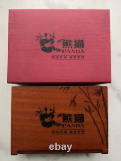 Barre en argent vieilli de 200 g Panda de Chine 2017, Shanghai Mint, RARE