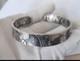 Bracelet En Argent Solide De 45 Grammes Panda 2001 Chine Motif Pièce En Argent Ag990 Panda