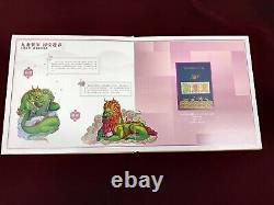 CHINE Philatélie 2024 Année du Dragon Timbres et Collection de Pièces en Argent Panda