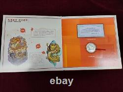 CHINE Philatélie 2024 Année du Dragon Timbres et Collection de Pièces en Argent Panda