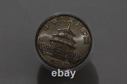 Chine 10 Yuan 1991 Panda 1 once d'argent PATINE INCROYABLE B56 WF29