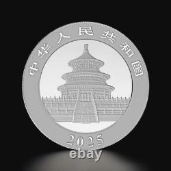 Chine 10 Yuan 2025 Panda Chinois Éditions Précoces Bleu NGC MS 70 Pièce en Argent