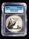 Chine 10 Yuans 2015 1 Oz Argent Icg Certifi&eacute; Bu Pi&egrave;ce Panda Chinois H0251