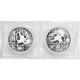 Chine 1989 10 Yuan Panda 1oz. 999 Pièce En Argent Fin Scellée En Deux.