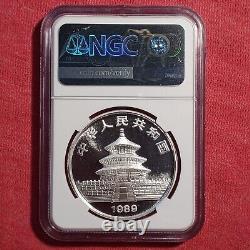 Chine 1989 Pièce d'argent Panda 10Y Yuan NGC MS68