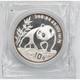 Chine 1990 10 Yuan Panda 1 Oz. 999 Argent Fin Pièce Scellée