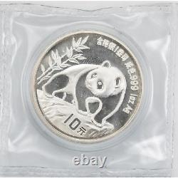 Chine 1990 10 Yuan Panda 1oz. 999 Argent Fin Monnaie Scellée