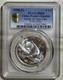 Chine 1995 5 Yuan Grande Date 1/2 Ounce Oz Argent Panda Pan-252a Pcgs Ms 69